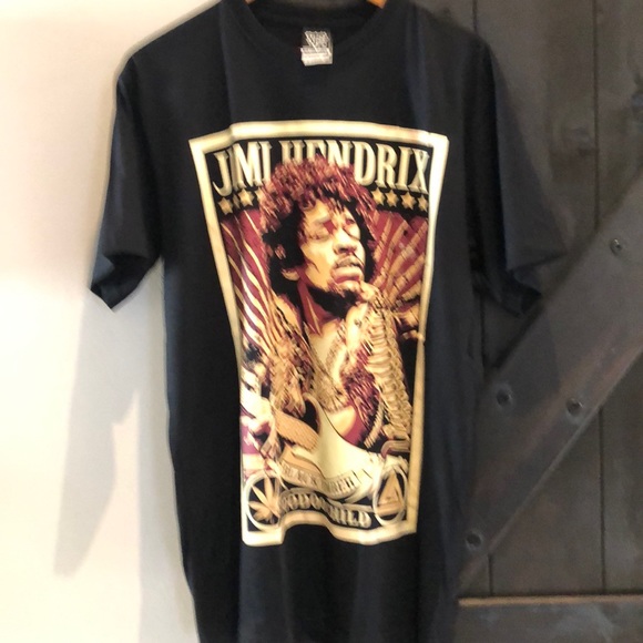 new type system Other - Jimi Hendrix Black Short Sleeve Tee Shirt
